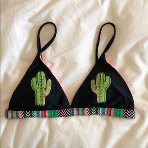 Cactus bikini top